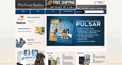 Desktop Screenshot of petfoodstation.com